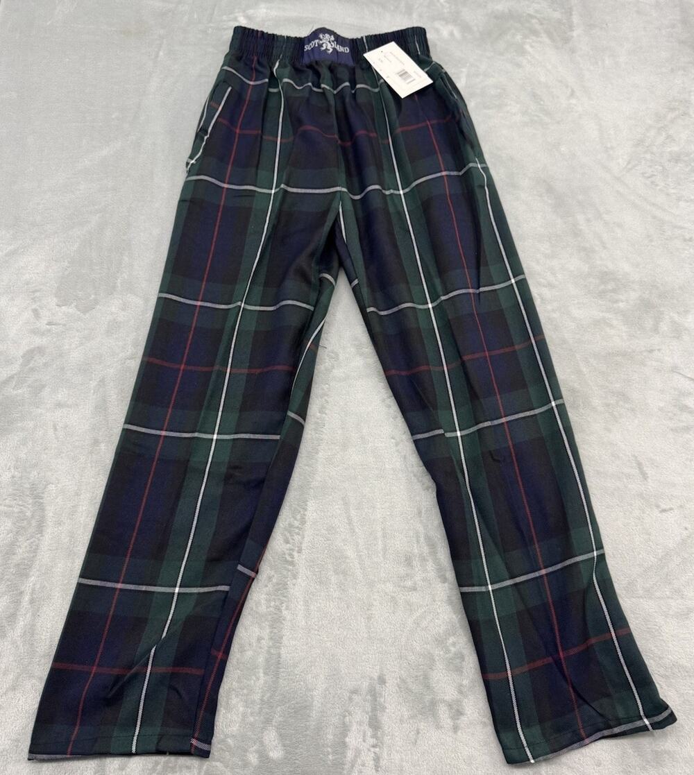 Men's MacKenzie Tartan Scot Land Trousers Relaxed Fit Small/Medium